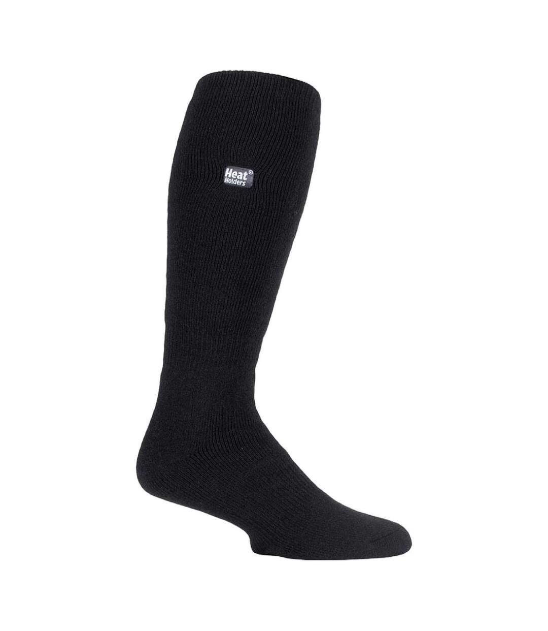 Mens Plain Thin Lightweight Knee High Thermal Socks-1