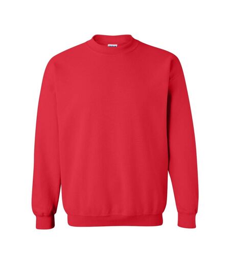 Unisex Adult Heavy Blend Crew Neck Sweatshirt Red Gildan
