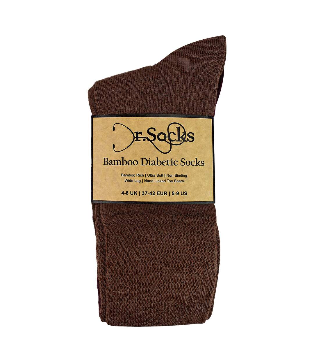 4 Pack Ladies Bamboo Diabetic Socks Soft Breathable Non Binding Socks-1
