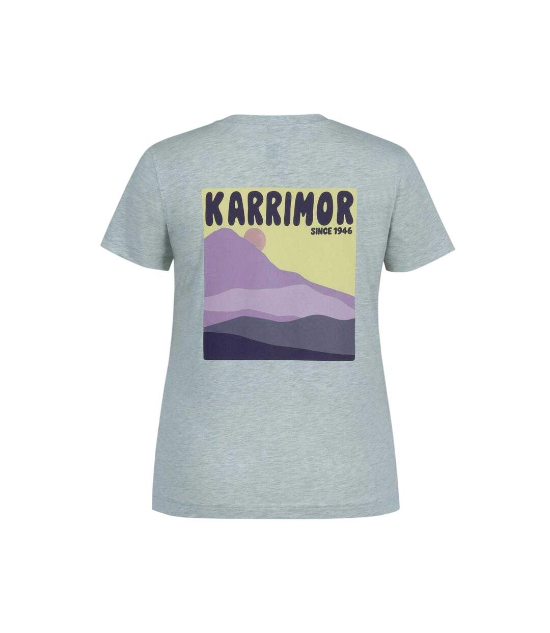 Womens/ladies Printed T-shirt Glacier Marl Karrimor-2
