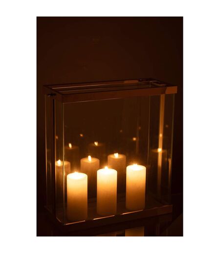 Lanterne en Verre Enma 45cm Or