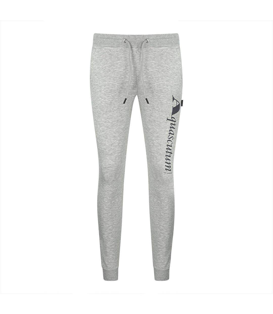 Pantalon De Jogging Motif/style Logo Adulte Gris Aquascutum-1