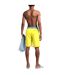 Mens Colour Block Swim Shorts Blue Moschino-3