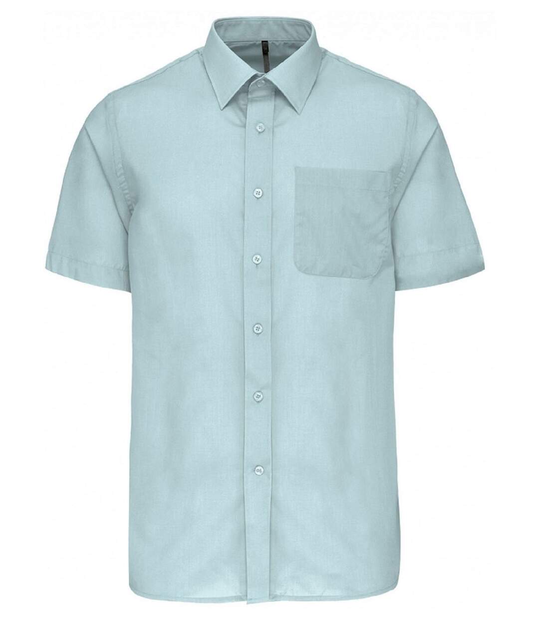 Chemise popeline manches courtes - K551- vert menthe - homme