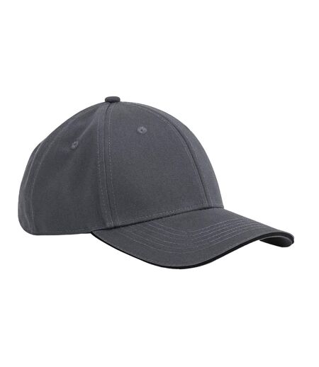 Casquette Earthaware Gris Foncé Noir Beechfield