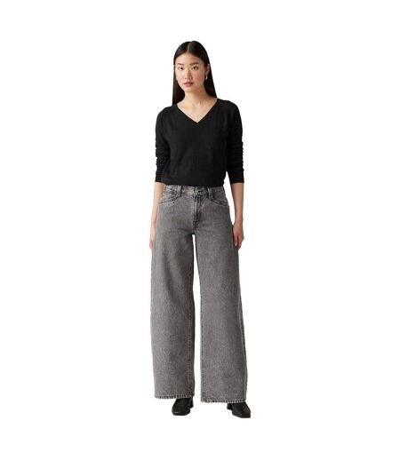 Womens/ladies Out And About Baggy Jeans Grey Levis