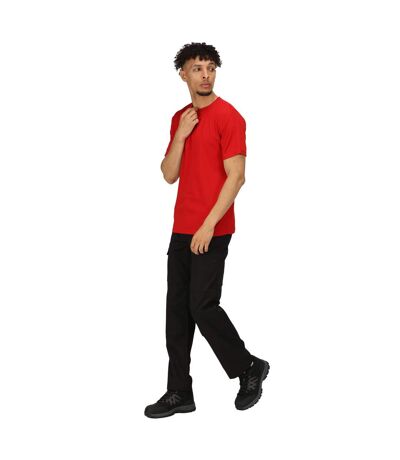 Mens Reflective Moisture Wicking T-shirt Classic Red Regatta Professional
