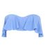 Haut De Maillot De Bain Motif/style Ruché Femme Bleu Brave Soul-2