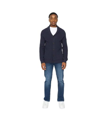 Mens Venosa Shawl Collar Cardigan Navy Duck And Cover