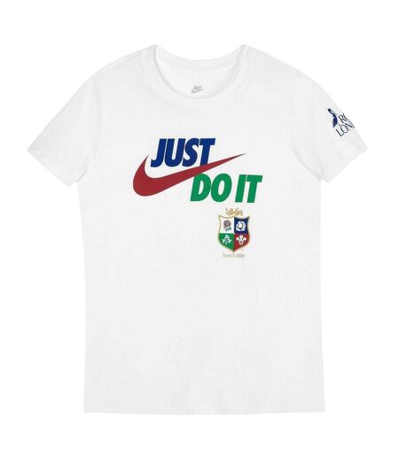 Womens/ladies Nike T-shirt White Pepper British & Irish Lions