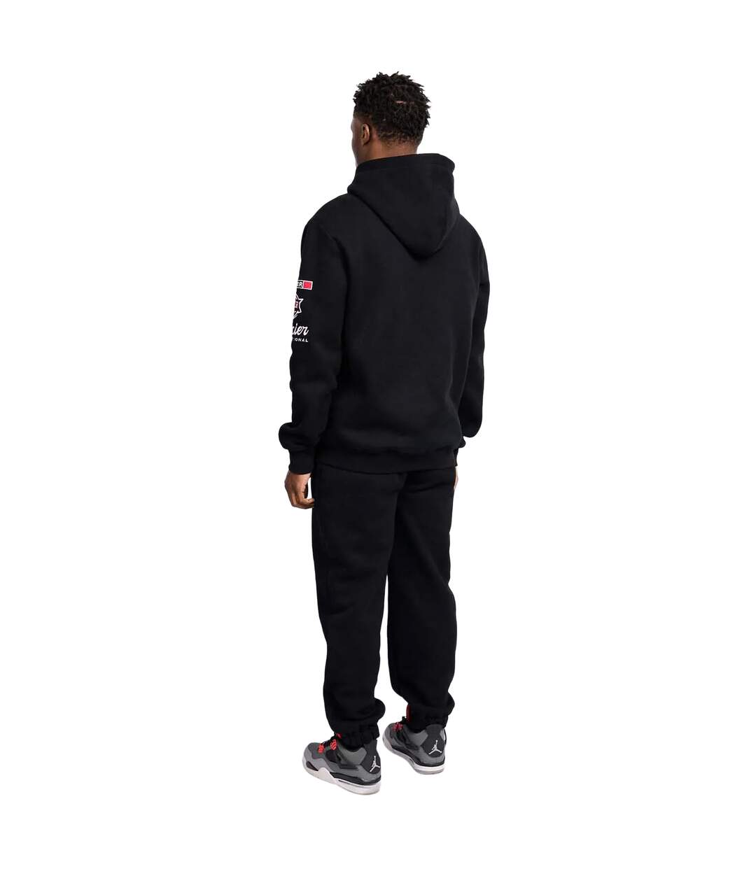 Mens International Jogging Bottoms Black Mercier-2