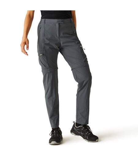 Pantalon travel femme gris phoque Regatta