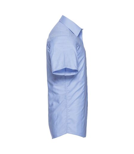 Chemise oxford homme bleu oxford Russell Collection