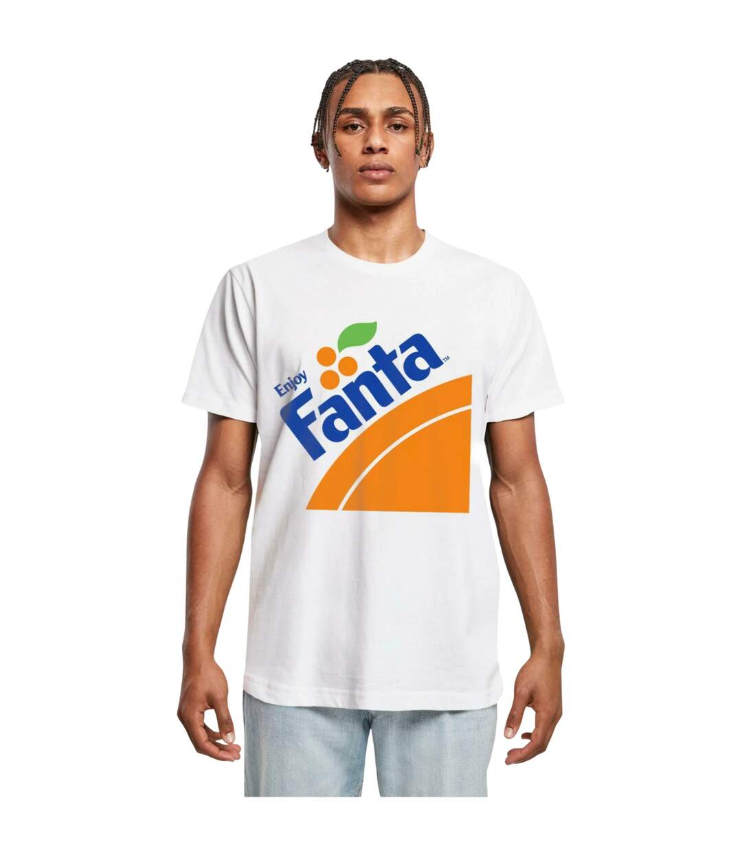 T-shirt Motif/style Fanta Homme Blanc MerchCode-2