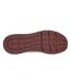Mens Decorative Leather Air Cushioned Trainers Taupe Skechers-4