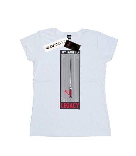 Disney Femme/Les femmes Mulan Movie Legacy Sword - T-shirt en coton (Blanc) - UTBI30764