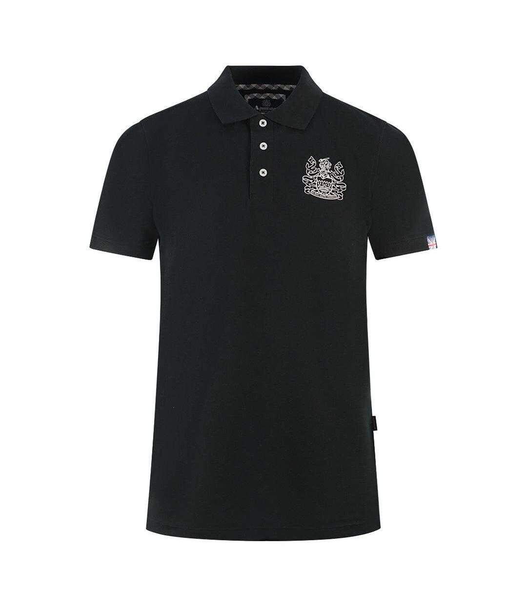 Polo Adulte Noir Aquascutum-1