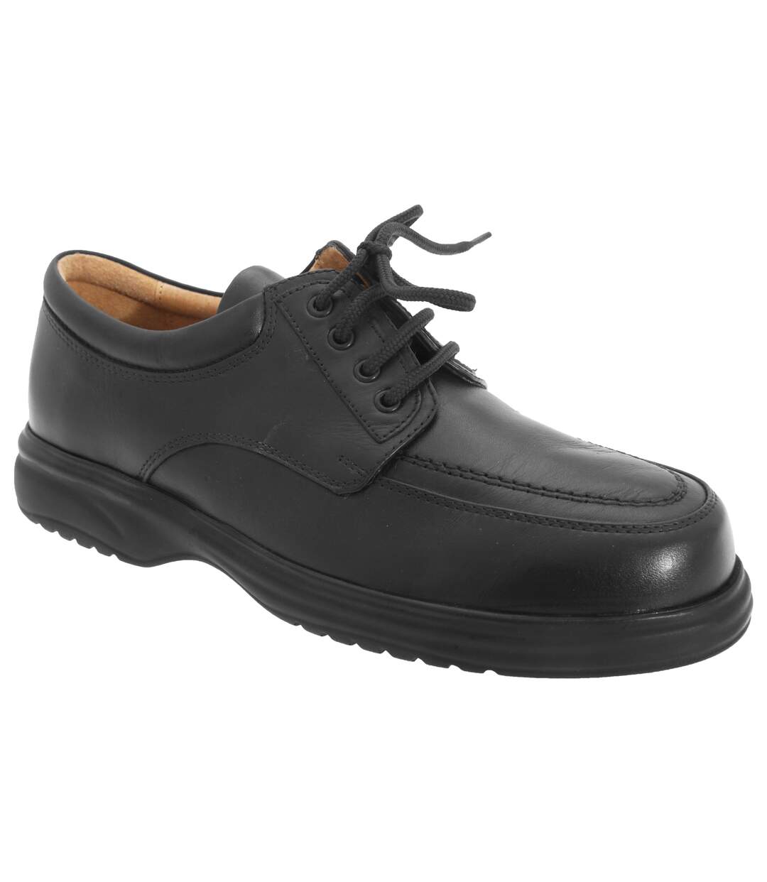 Superlite chaussures de ville en cuir homme noir Roamers