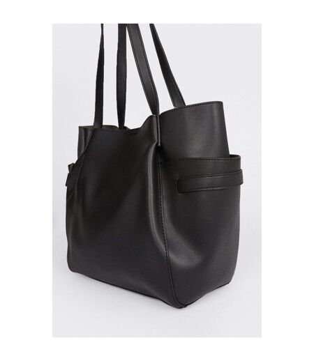 Womens/ladies tammy winged tote bag one size black Dorothy Perkins