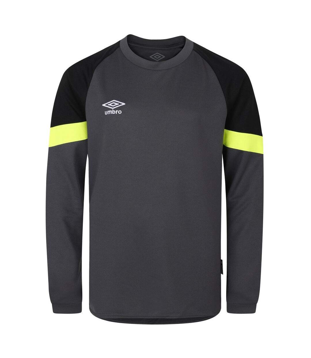 Umbro - Maillot de gardien de but - Homme (Perle noircie / Noir / Jaune fluo) - UTUO2182-1