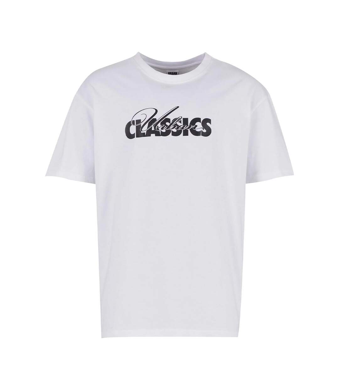 T-shirt Motif/style Logo Cursif Homme Blanc Urban Classics-1