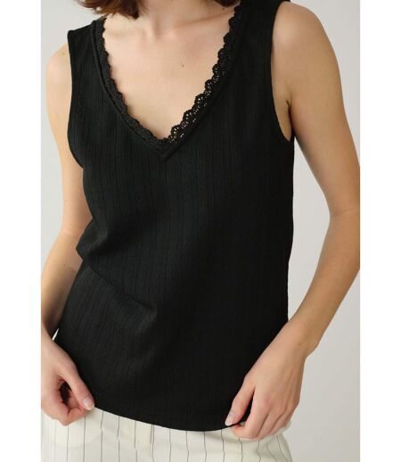 Débardeur en maille jacquard pour femme IJANE
