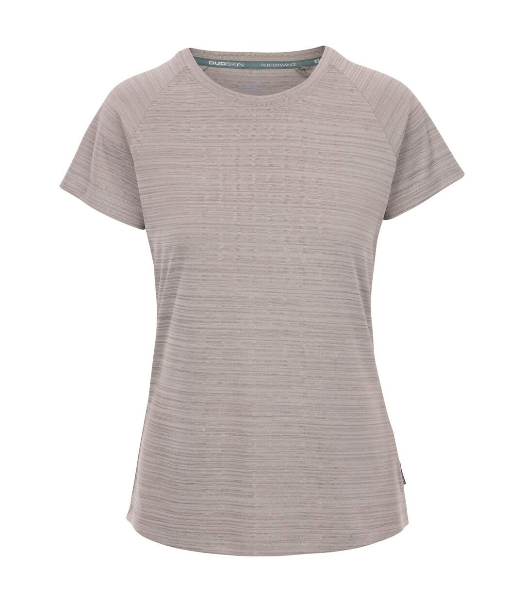 Womens/ladies vickland tp75 active t-shirt platinum marl Trespass-1