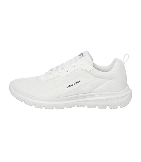 Mens taylor mesh trainers bright white Jack And Jones