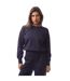 Womens/ladies Relaxed Fit Sweatshirt Blue Emporio Armani-2