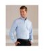 Russell Collection Mens Long Sleeve Easy Care Oxford Shirt (Oxford Blue)