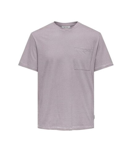 T-shirt Mauve Homme Only & Sons Onsbale - L