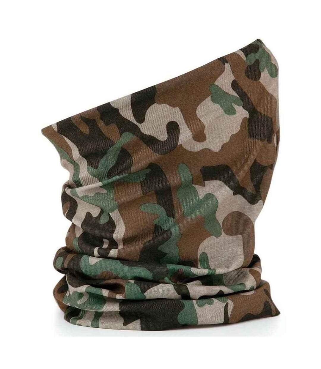 Unisex Adult Bandana One Size Jungle Camo Beechfield-1