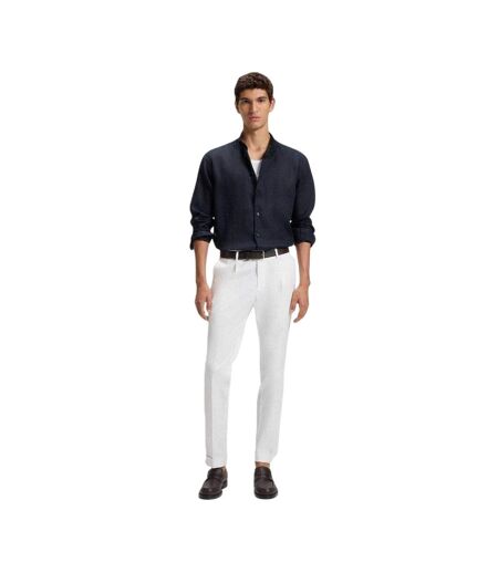 Chemise Manches Longues Liam Homme Bleu Foncé Boss