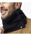 Ladies Fleece Thermal Neck Warmer Scarf Snood with Button-4