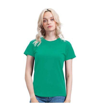 Womens/ladies Essential T-shirt Kelly Green Mantis