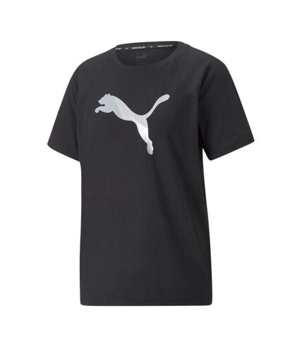 T-shirt Noir Femme Puma Evostripe - M