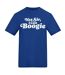 Mens Yes Sir, I Can Boogie T-shirt Blue AWD-1