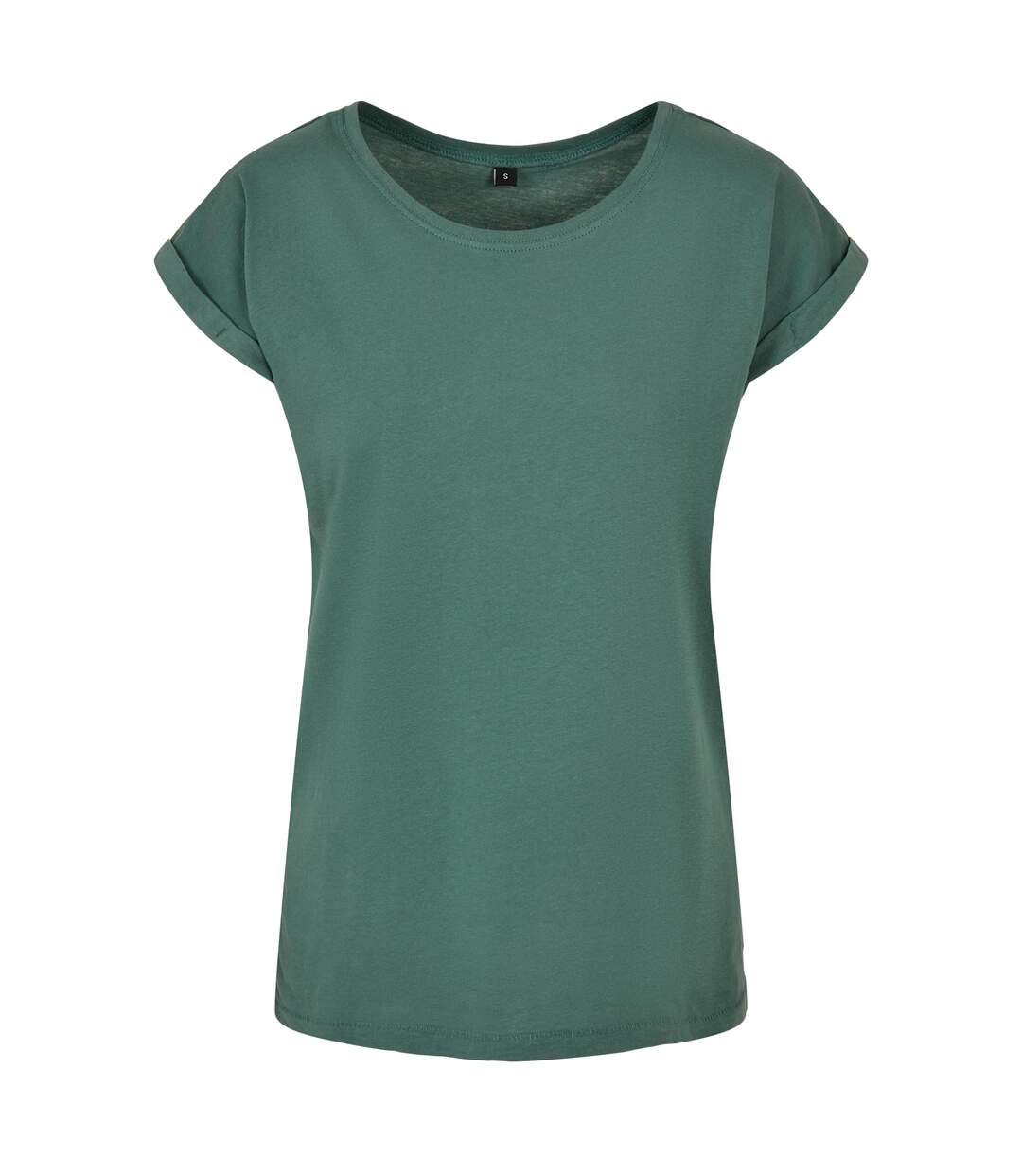 T-shirt femme vert Build Your Brand-1