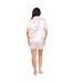 Ensemble De Pyjama Court Manches Courtes Femme Blanc Dumbo-3