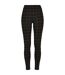Legging Motif/style À Carreaux Femme Noir Blanc Urban Classics-1