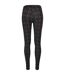 Womens/ladies Soft Checked Leggings Black Urban Classics-2
