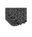 Tapis de Salle de Bain Tissé Épais 50x120cm Gris Foncé-2