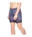 Short De Bain Motif/style Géométrique Layotta Homme Bleu Marine Crosshatch-3