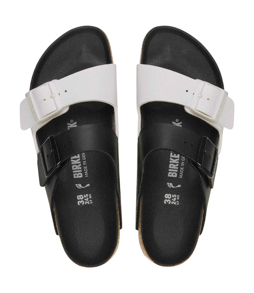 Sandales Motif/style Fendu Arizona Split B Femme Noir Birkenstock-3