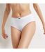 Culotte taille haute en coton modal et ceinture tricolore