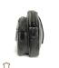 Porte monnaie compact en cuir agneau noir pour homme-3