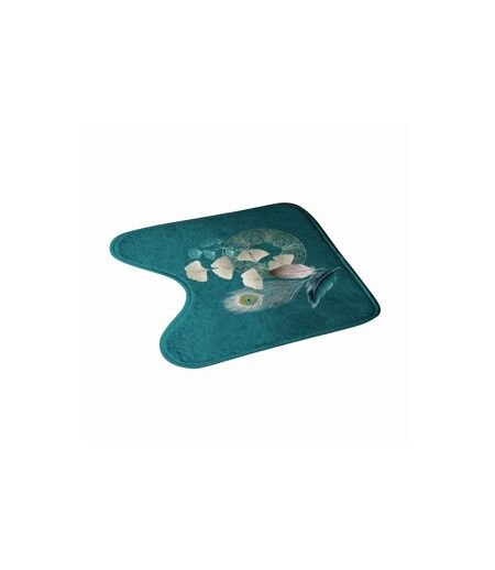 Tapis Contour WC Imprimé Ginkoblue 45x45cm Vert