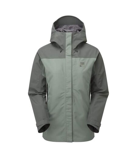 Ladies Waterproof GORE-TEX Hooded Hiking Jacket Rain Shell Coat with Pockets