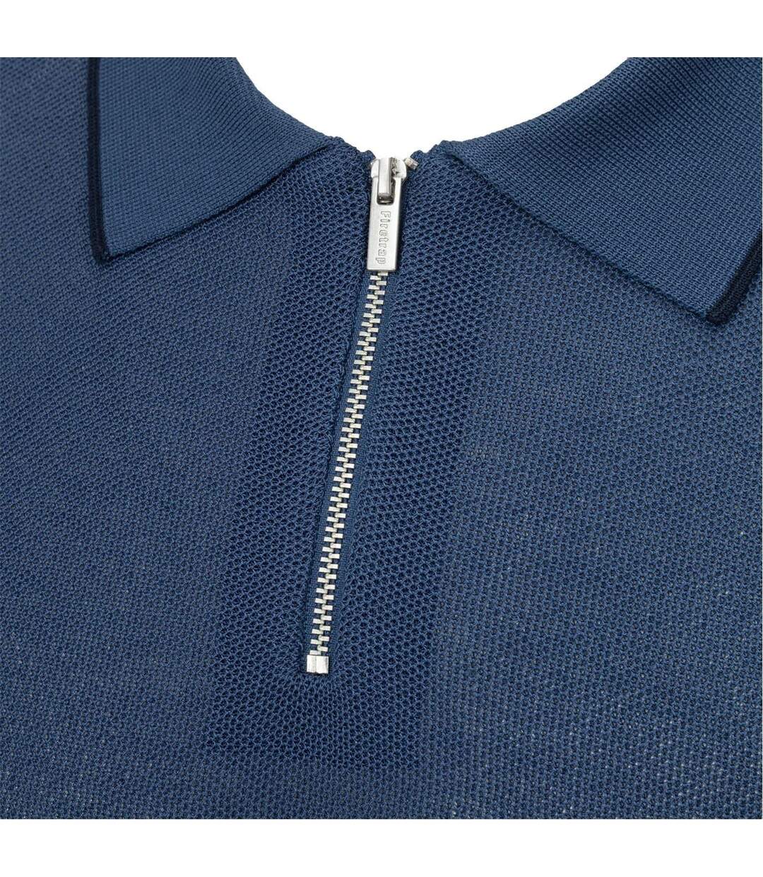 Polo Manches Courtes Homme Bleu Ardoise Firetrap-3