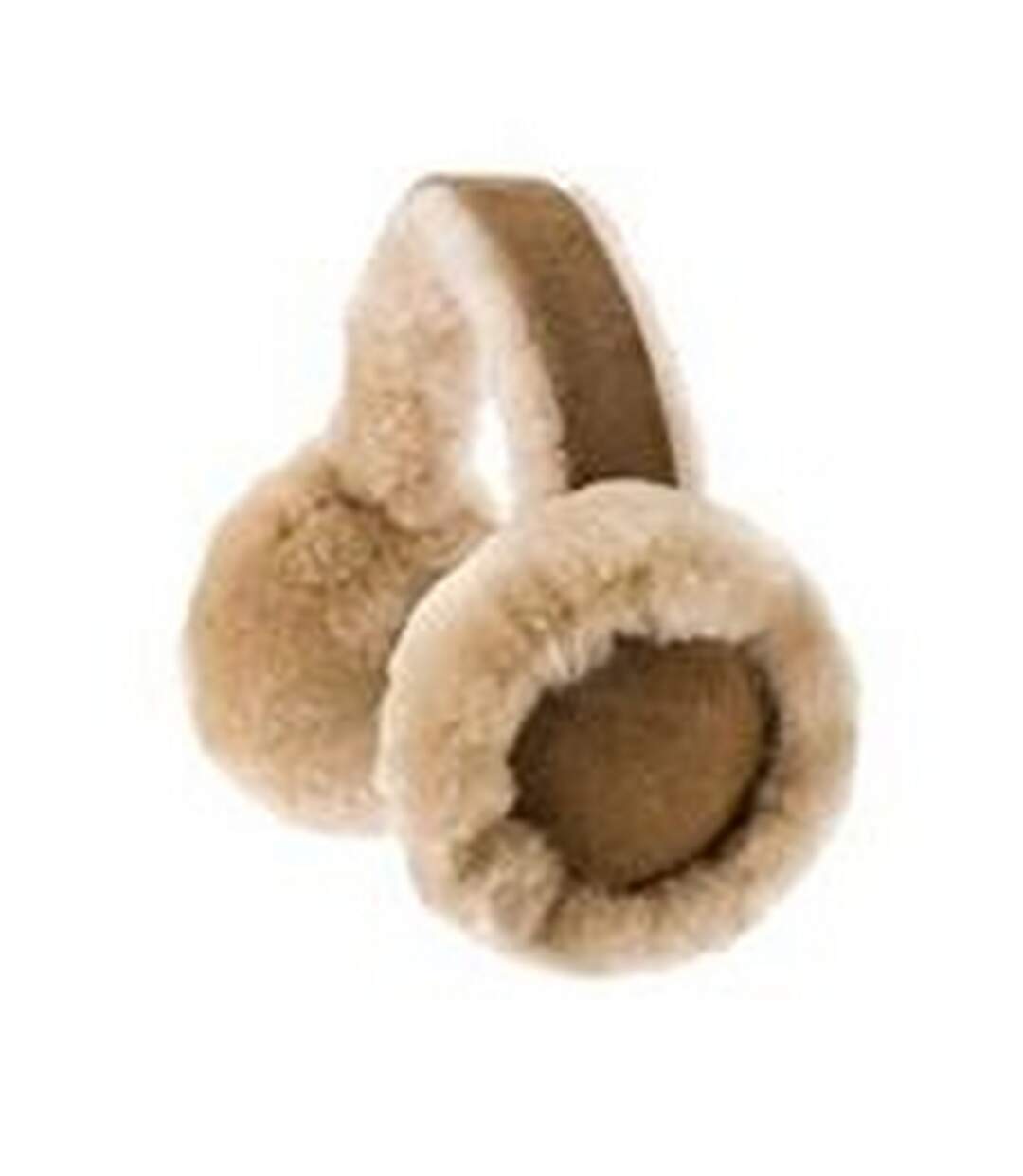 Womens/ladies luxury sheepskin earmuffs one size chestnut Eastern Counties Leather-1